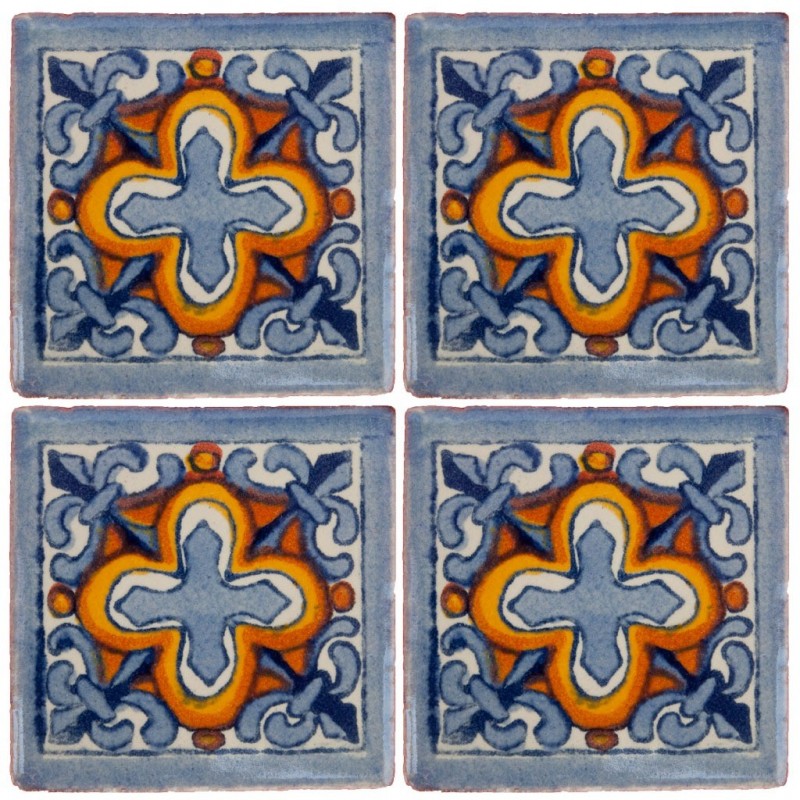 Flor de liz - 5x5cm Fliese