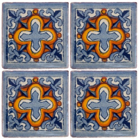 Flor de liz - 5x5cm Fliese