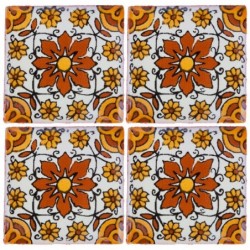 Rosa del desierto - 5x5cm Fliese