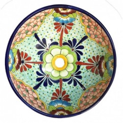 Oaxaca 103 AGUA MEDIO Aufsatzwaschbecken - Ø 39 cm