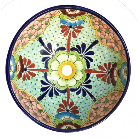 Oaxaca 103 AGUA MEDIO Aufsatzwaschbecken - Ø 39 cm