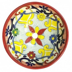 Taxco 105 AGUA MEDIO Aufsatzwaschbecken - Ø 39 cm