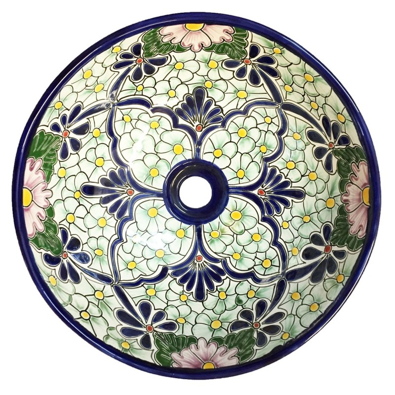 Flores Verdes 128 AGUA MEDIO Aufsatzwaschbecken - Ø 39 cm