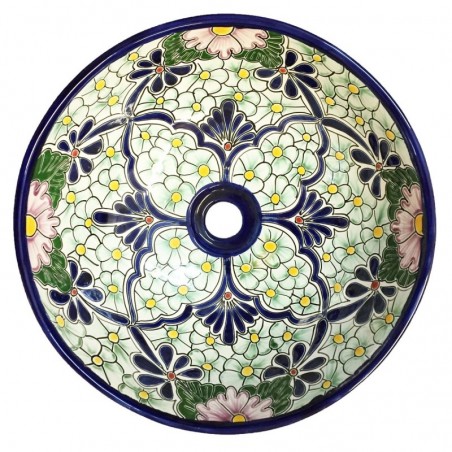 Flores Verdes 128 AGUA MEDIO Aufsatzwaschbecken - Ø 39 cm