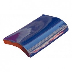 Fliesen Abschlussprofil Rund Azul Cobalto