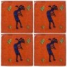 Kokopelli Arizona f/Terracotta - 10x10cm Fliese
