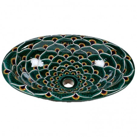Pavo Verde 128 OVAL CHICO Einbauwaschbecken - 41