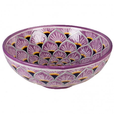 Pavo Violeta 14 AGUA MEDIO Aufsatzwaschbecken - Ø 39 cm