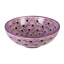 Pavo Violeta 14 AGUA MEDIO Aufsatzwaschbecken - Ø 39 cm