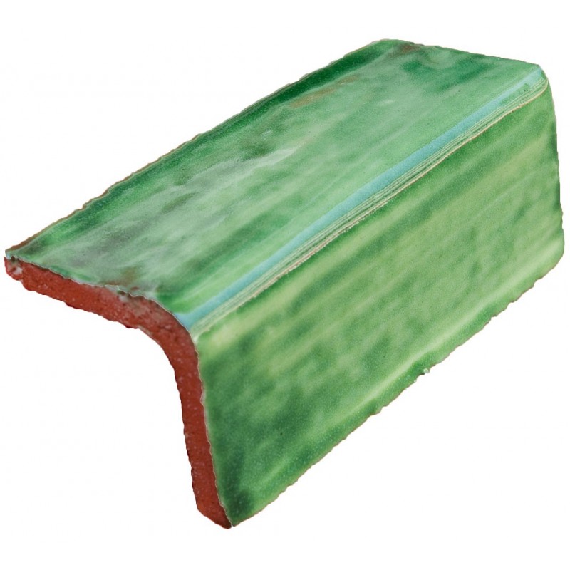 Fliesenleiste Eckig Verde Deslavado