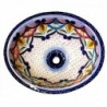 Coba 106 OVAL GRANDE Relief Einbauwaschbecken - 53 x 43 cm
