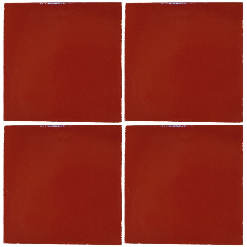Rojo Cardenal - 10x10cm Fliese