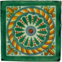 Cuerda Verde - 15x15 cm Fliese