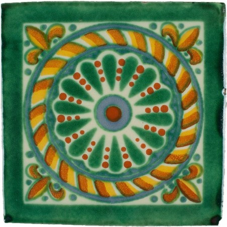 Cuerda Verde - 15x15 cm Fliese