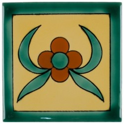 Flor Cangrejo 11x11 cm Fliese