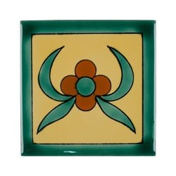 Flor Cangrejo 11x11 cm Fliese