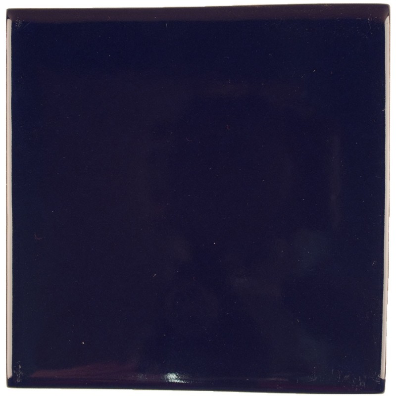 Dunkelblau Glanzend 11x11 cm Fliese