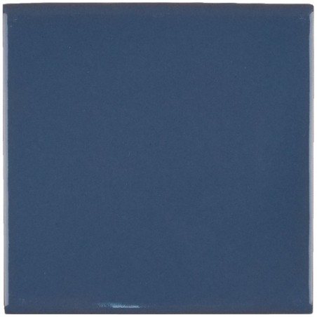 Stahlblau 11x11 cm Fliese