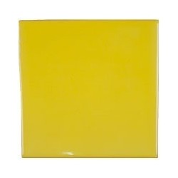 Gelb Glanzend 11x11 cm Fliese