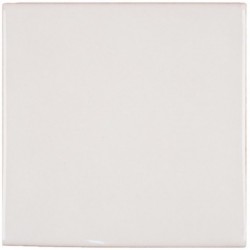 Weiss 11x11 cm Fliese