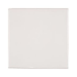 Weiss 11x11 cm Fliese