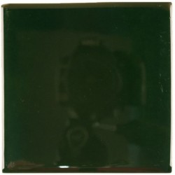 Dunkelgrün Glanzend 11x11 cm Fliese