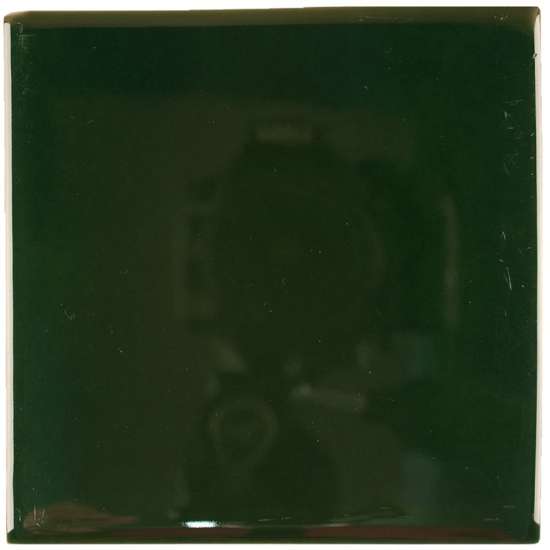 Dunkelgrün Glanzend 11x11 cm Fliese