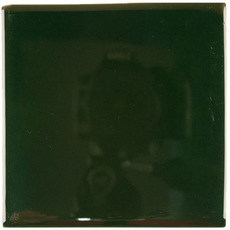 Dunkelgrün Glanzend 11x11 cm Fliese