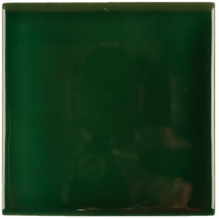 Dunkelgrün Gewascht 11x11 cm Fliese
