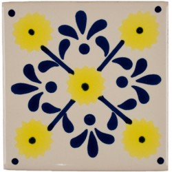 Damasco Az c/Am 11x11 cm Fliese