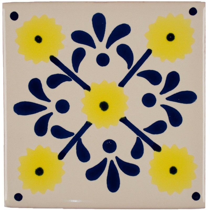 Damasco Az c/Am 11x11 cm Fliese