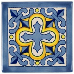 Flor de Liz 11x11 cm Fliese