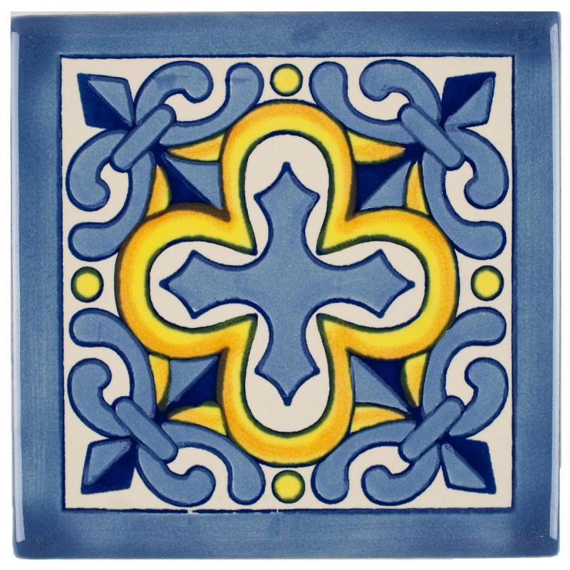 Flor de Liz 11x11 cm Fliese