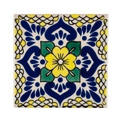 Flor Amarilla 11x11 cm Fliese