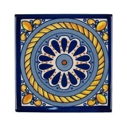 Cuerda Azul 11x11 cm Fliese