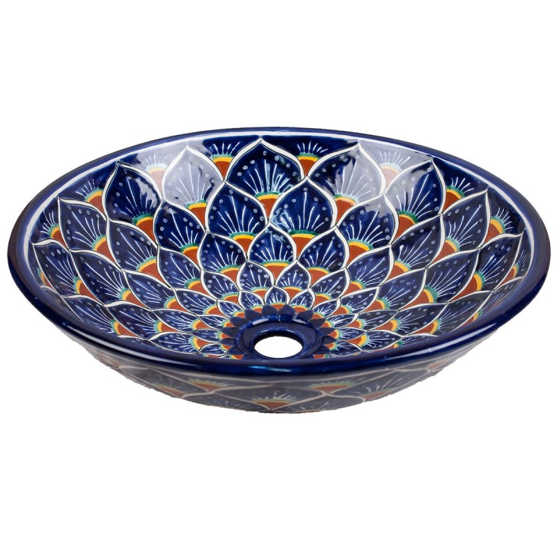 Pavo Azul 62 AGUA GRANDE Aufsatzwaschbecken - Ø 44 cm