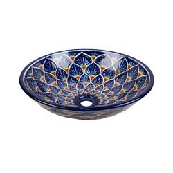 Pavo Azul 62 AGUA GRANDE Aufsatzwaschbecken - Ø 44 cm