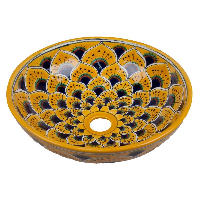 Pavo Amarillo 152 AGUA CHICO Aufsatzwaschbecken - Ø 35