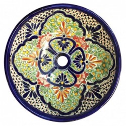 Arco Azul 62 AGUA MEDIO Aufsatzwaschbecken - Ø 39 cm