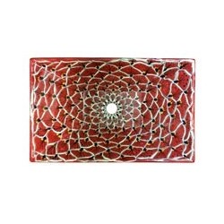 Pavo Terracotta 63 CUADRADO Aufsatzwaschbecken - 54 x 36 cm