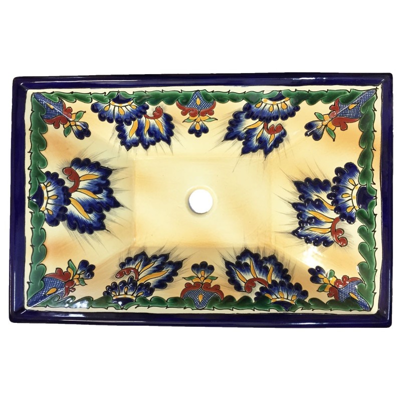 Flores 95 CUADRADO Aufsatzwaschbecken - 54 x 36 cm