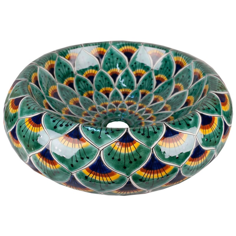 Pavo Verde 128 DONA Aufsatzwaschbecken - Ø 40