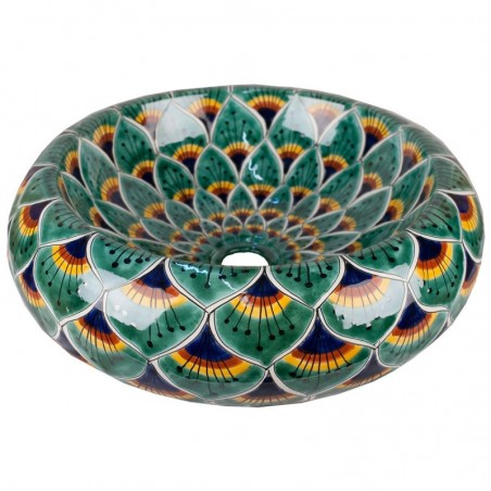 Pavo Verde 128 DONA Aufsatzwaschbecken - Ø 40