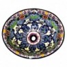 Cuernavaca 80 OVAL GRANDE Relief Einbauwaschbecken - 53 x 43 cm