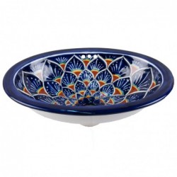 Pavo Azul 62 OVAL CHICO Einbauwaschbecken - 41