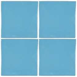 Azul Claro - 10x10cm Fliese