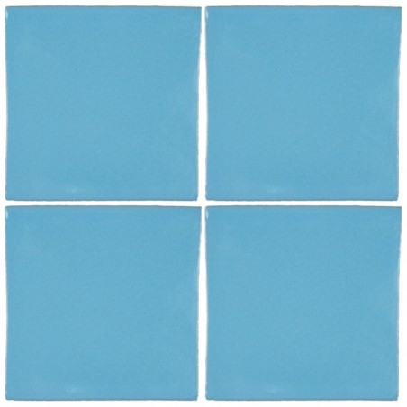 Azul Claro - 10x10cm Fliese