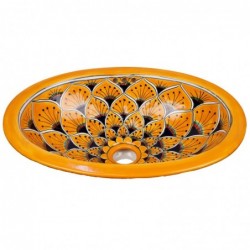 Pavo Amarillo 152 OVAL CHICO Einbauwaschbecken - 41