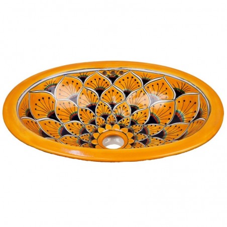 Pavo Amarillo 152 OVAL CHICO Einbauwaschbecken - 41