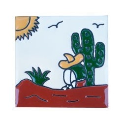 Siesta Ranchero 1 11x11 cm Relief Fliese